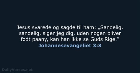 Den Marts Dagens Bibelvers Da Johannesevangeliet