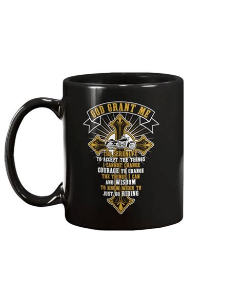 God Grant Me Cross And Banner Mug Skullsociety