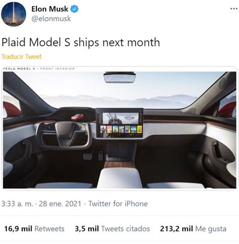 El Tesla Model S Plaid Ya Está Listo 0 100 En Menos De 2 Segundos Y