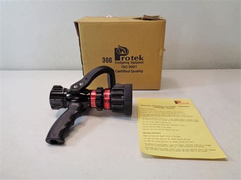 Protek Style 366 1 1 2 Selectable Gallonage Firefighting Nozzle