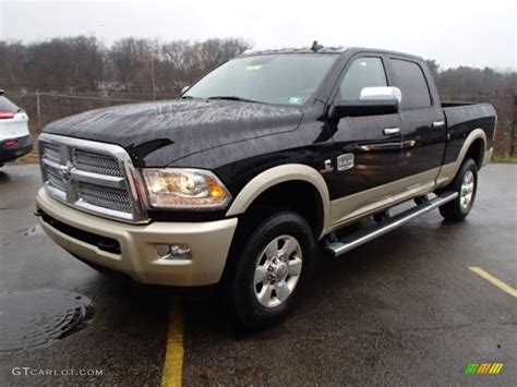 Black 2014 Ram 2500 Laramie Longhorn Crew Cab 4x4 Exterior Photo 88222368