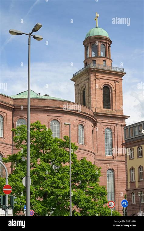 Paulskirche Paulsplatz Frankfurt Am Main Hessen Deutschland Stock