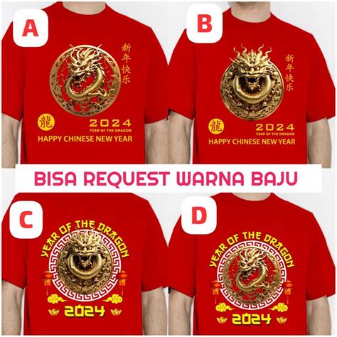 Jual KAOS IMLEK NAGA BAJU IMLEK TAHUN BARU SINCIA YEAR OF DRAGON