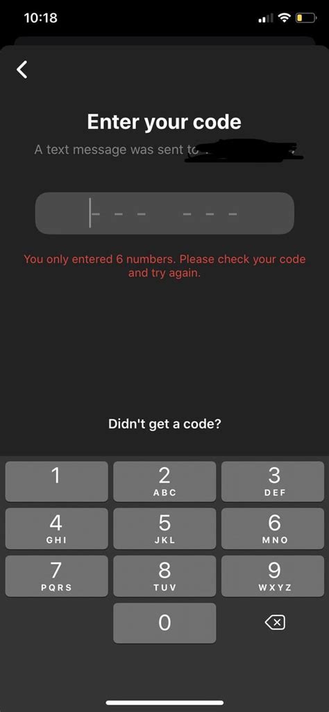 Resetting Messenger Password Can Only Input 6 Digit Code But Sending Me 8 Digit Code R