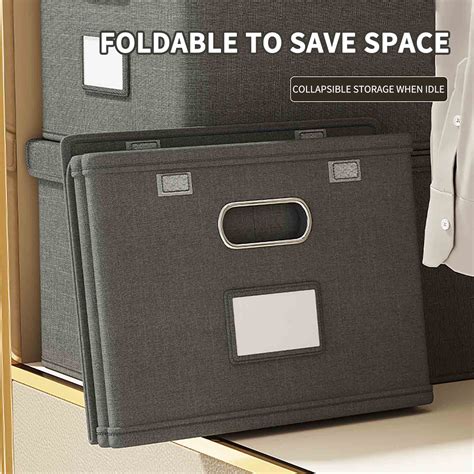 Maxiaoxia Collapsible Storage Bins With Lids Fabric Storage Bins For