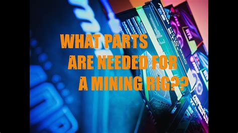 What Parts Do You Need For A Mining Rig Youtube