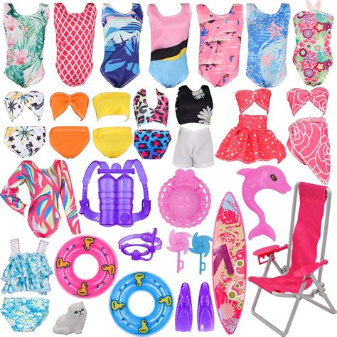 Amazon EuTengHao 36Pcs Girl Dolls Clothes Swimsuit Bikini For 11 5