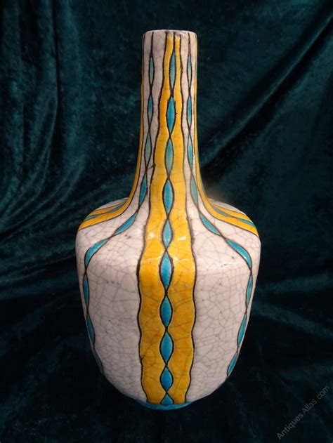 Antiques Atlas Charles Catteau Vase For Boch Freres Keramis