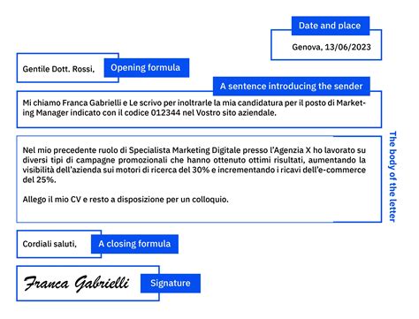 How To Write A Formal Letter In Italian