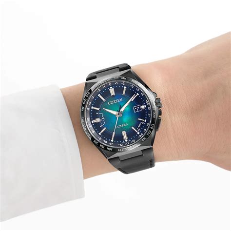 Citizen Attesa CB0215 18L UNITE With BLUE Eco Drive Titanium Men S