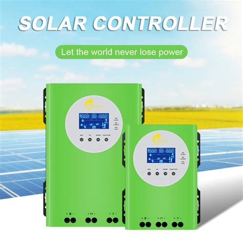 Home Solar Charge Controller Mppt A V V V Inch Touch Screen