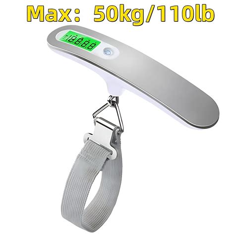 Kg Lb Portable Electronic Hand Luggage Scale Lcd Digital Display