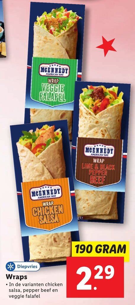 Wraps 190g Aanbieding Bij Lidl