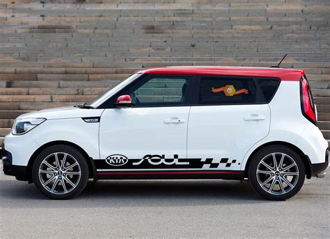 Kia Soul 2x Side Stripes Graphics Quality Vinyl Body Decals Racing