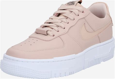 Nike Sportswear Platform Trainers Air Force 1 Pixel In Pink White