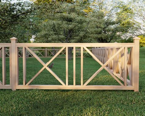 DIY "X" wooden fence plans - DIY projects plans