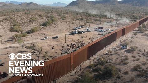 Arizona Border Crossing Closes After Influx Of Migrants Youtube