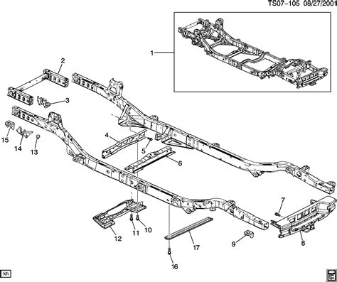 2004 Chevy Colorado Frame Repair Kit