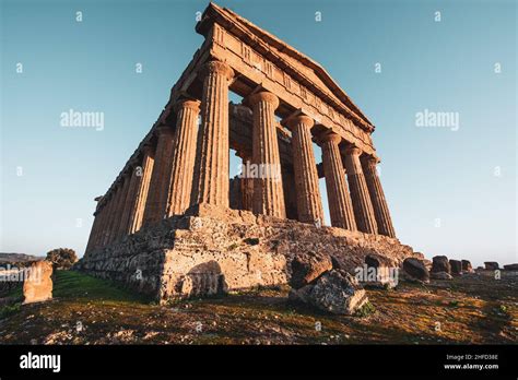 Italie Sicile Agrigento Vall E Des Temples Janvier Le Parc