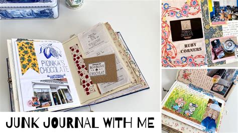 Junk Journal With Me Ep 03 Journaling Process Youtube