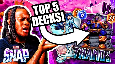 Top 5 Meta Decks In Marvel Snap Best Marvel Snap Decks Marvel Snap Deck And Gameplay Youtube