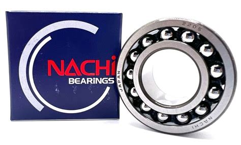 NACHI MADE IN JAPAN 2205 Self Aligning Ball Bearing 25x52x18mm