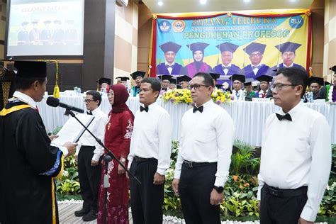 Ptn Kembali Kukuhkan Guru Besar Baru Ulm Tambah Guru Besar Dalam