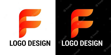 Premium Vector F Letter Gradient Logo Design