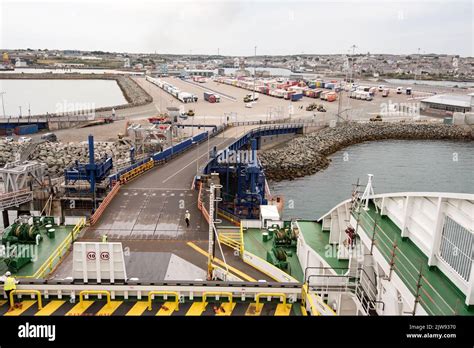 Irish ferries dublin holyhead route hi-res stock photography and images ...