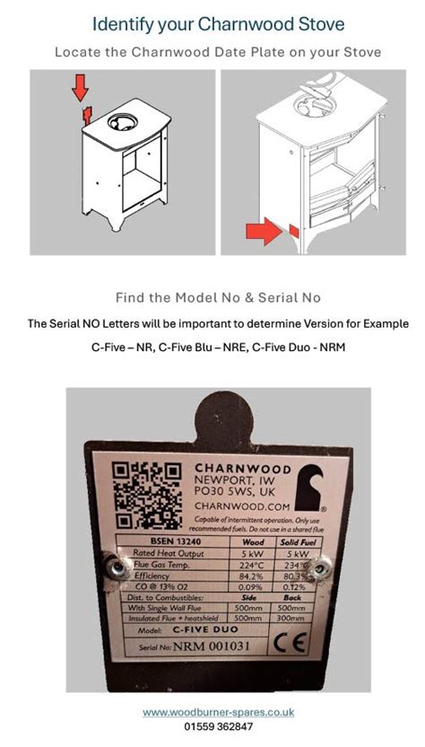 Charnwood Cove Stove Spares Charnwood Cove Replacement Parts