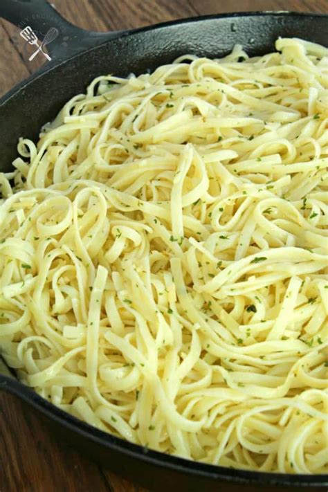 The Best Garlic Buttered Parmesan Noodles Recipe