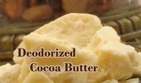 DEODORIZED COCOA BUTTER Organic Naturally Deodorized Top Quality Fresh