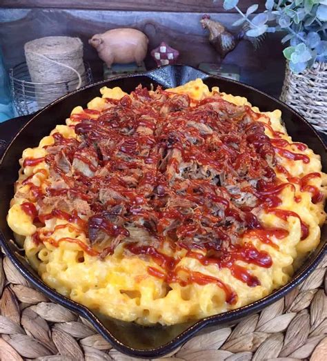 Leftover Bbq Pulled Pork Mac And Cheese Norines Nest