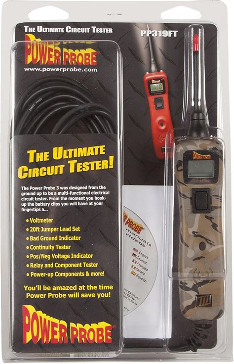 Power Probe Iii Wcase And Acc Camo Pp319camo Car Automotive Diagnostic Test Tool