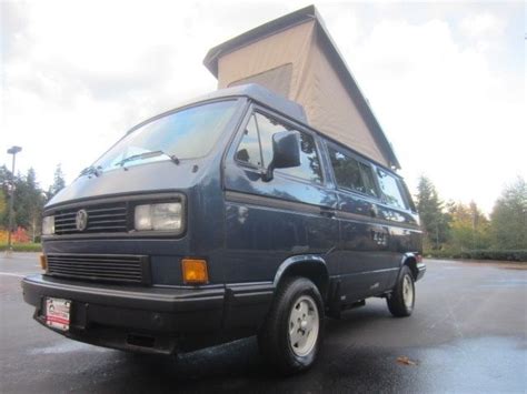 Volkswagen Bus Vanagon Van 1991 Blue For Sale WV2ZB0253MH004613 1991