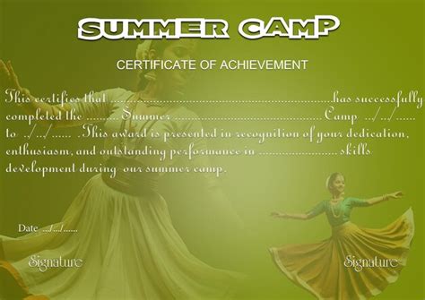 Certificate Summer Psd High Quality Free Psd Templates For Download