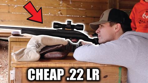 Shooting A Cheap 22 Long Rifle Mossberg 702 Plinkster With Elliott Delp And Hunter Collins