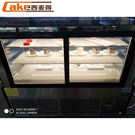 Food Display Case Food Chiller Showcase Counter Top Sushi Ice Cream