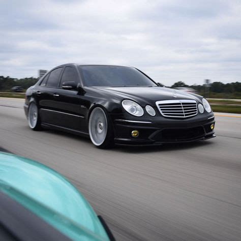 Black Mercedes Benz E Class W Full Body Kit Front Bumper E E