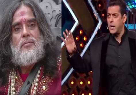 Bigg Boss 10 Salman Loses Cool On Show After Om Swamis Lewd Comments