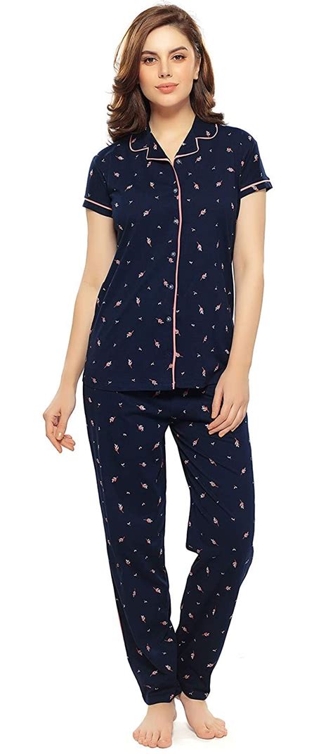 LOTIK Women S Cotton Printed Night Suit Set MiyaKri Night Suit For