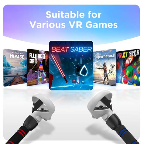 Yoges Vr Handles For Oculus Quest 2 Controllers Dual