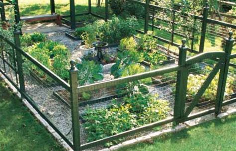 Stunning Vegetable Garden Fence Ideas Fenced Vegetable Garden