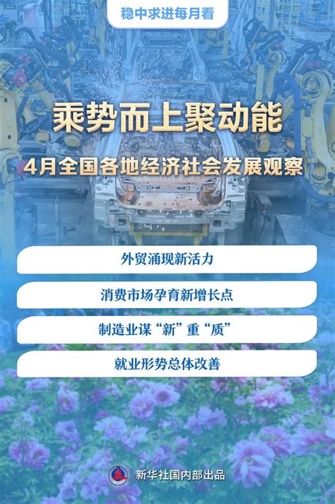 乘勢而上聚動能——4月全國各地經濟社會發展觀察 澳門特區經濟報