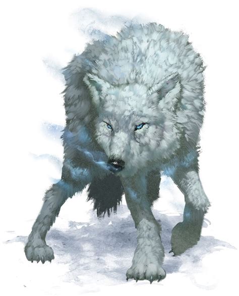 Monsters For Dungeons And Dragons Dandd Fifth Edition 5e Dandd Beyond Winter Wolves Fantasy