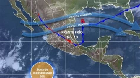 Frente Frío 10 Dejará Lluvias Fuertes La Silla Rota