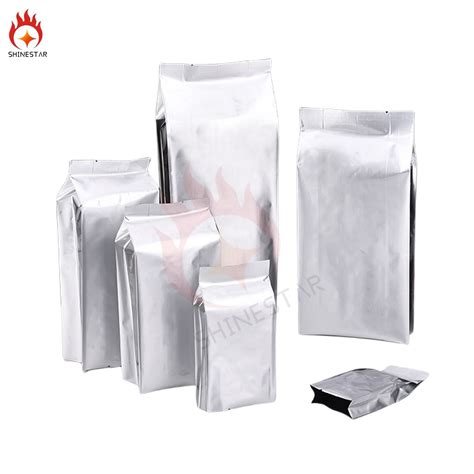 Stand Up Sliver Pure Aluminum Foil Organ Packing Bag Doypack Zipper