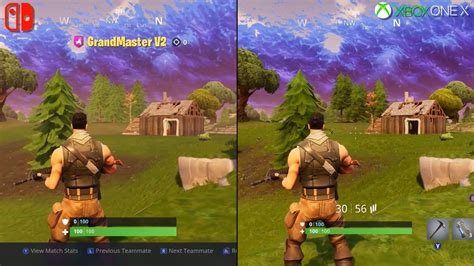 Fortnite Switch technical analysis and Xbox One comparison