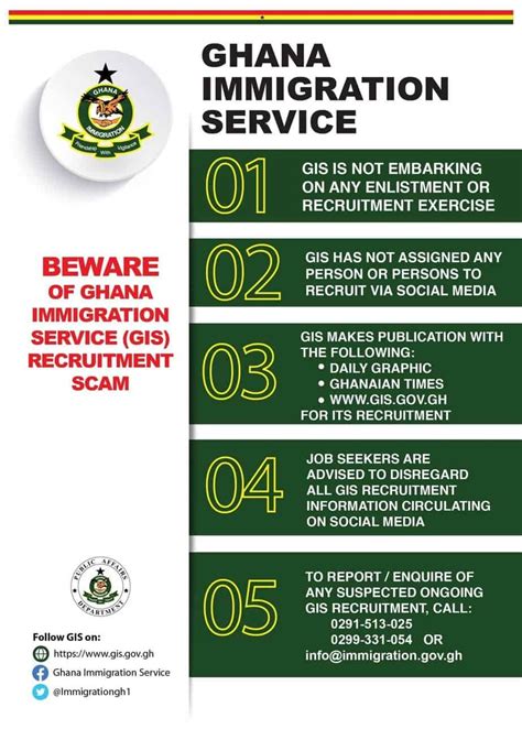 Update On Ghana Immigration Service Gis Recruitment For 2023 2024