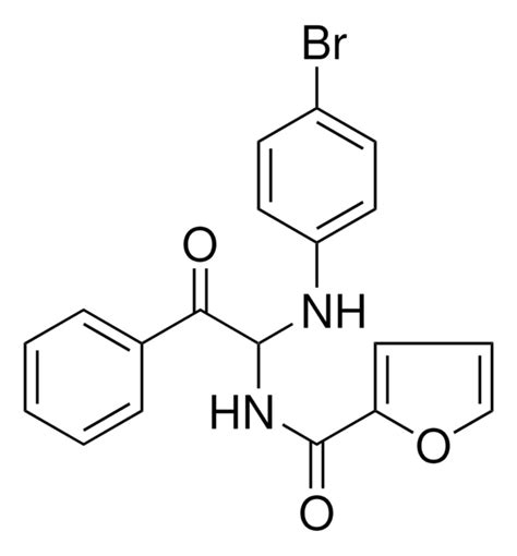 FURAN 2 CARBOXYLIC ACID 1 4 BROMO PHENYLAMINO 2 OXO 2 PHENYL ETHYL